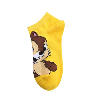 China Women Breathable Running Cute Anime Summer Short Socks for sale