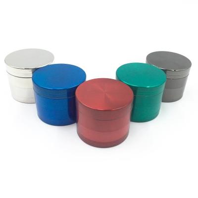 China 40mm Eco-friendly Moore Colorful 4 Piece Rainbow Metal Tobacco Smoke Herb Zinc Alloy Grinder Grinder for sale