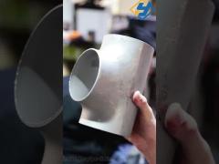Stainless Steel Butt Welded Pipe Fittings Equal Tee