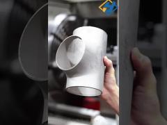 Stainless Steel Butt Welded Pipe Fittings Equal Tee