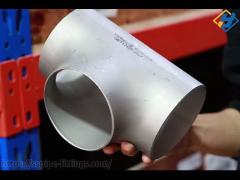 Stainless Steel Butt Welded Pipe Fittings Equal Tee