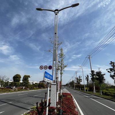 China Square Chinese Supplier Galvanized Light Steel Traffic Lights Lamp Post Traffic Camera Pole for sale