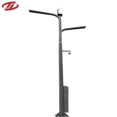 China Square Pole Manufacturer Price Smart City Smart Lamp Pole Street Light, Single Arm, 6m Height, Hot Spot for sale