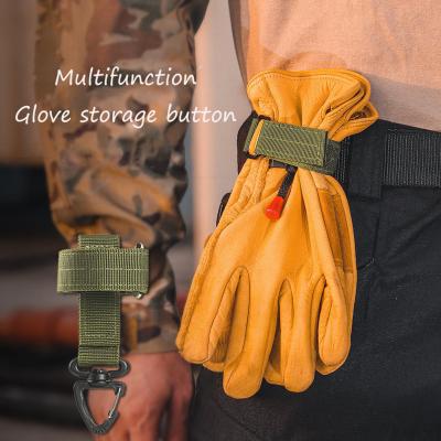 China Outdoor Climbing Climbing Camping Glove Adjustment Loop Storage Loop Multifunctional Glove Hook Rope for sale