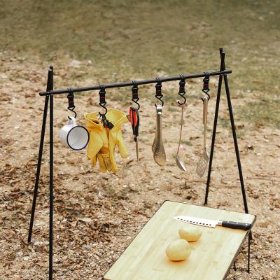 China Carry Outdoor Camping Equipment Folding Aluminum Alloy Beach Rack Hanging Rack Py-269 for sale