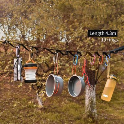 China Hot Sale Other Camping Equipments New 25 Ringcamping Outdoor Camping Portable Lanyard PY for sale