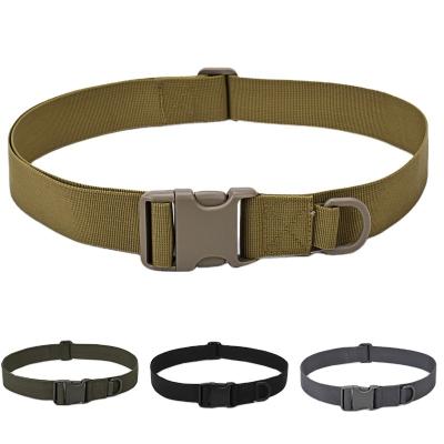 China Wear-resistant nylon outdoor tactical belt adjustable military tactical belt for sale