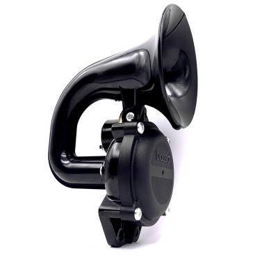 China China Made Top Quality 105-125dB Universal Black Pressure 12v Air Horn QLD142 for sale