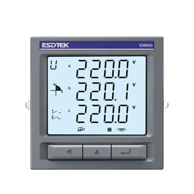 China EM600ES-E three-phase electric meter/digital multifunctional electric power consumption monitoring meter/rs485 remote EM600ES-E intelli for sale