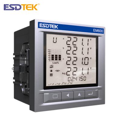 China EM600EB-E-TD4 Multi-channel Capacitor Cabinet Temperature Measurement Three-phase Electric Meter EM600EB-E-RO4 for sale