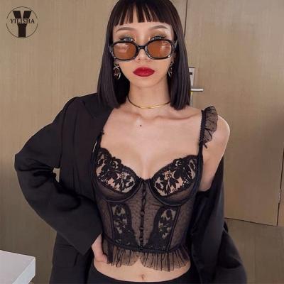 China YLSA2257 woman breasts sexy lingerie mature French ultra-thin women's large breasts embroidered lace sexy underwear gather beautiful back girls invest bra for sale