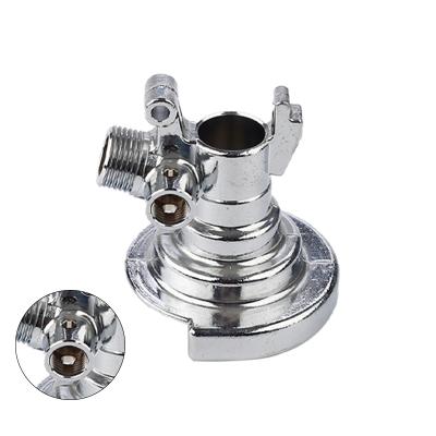 China Fit Beer Valve Thread Connect Sanitary Nickel Plated Brass Beer Valve For Food Phamacy Chmical for sale