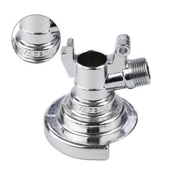 China Beer Valve Fitting CNC Technique Thick Durable Material Suitable Nickel Plated Beer Valve for sale