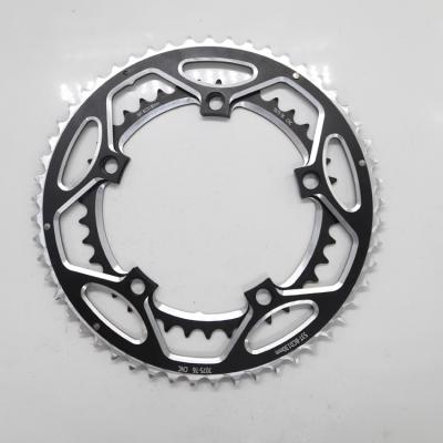 China Road Bikes Road Disc Chainrings CNC Bicycle Double Sprocket BCD130 39/53T Aluminum Alloy for sale