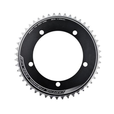 China crankset BCD130 48t 49t 5-hole BCD130 gear bicycle crankset dead chain ring fixed chain ring for sale