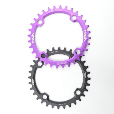 China 32T 34T 36T 38T Mountain Bikes Narrow Wide Bicycle Chainrings BCD 104 for sale