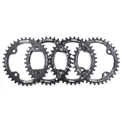 China BCD104 mountain bikes aluminum bicycle chainrings AL7075 parts 32t 34t 36t 38t chainrings for sale