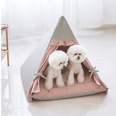 China Removable Cover Roll Up Comfy Folding Set In To Furniture Dog Tent Bed Frenchie Brand Luxury for sale