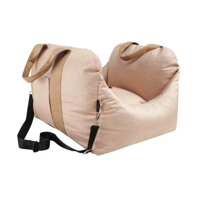 China Sustainable Design Popular Cute Boom Summer Chew Collapsible Car Seat Support Bag Dog Bed Attachable Antibacterial Storage for sale