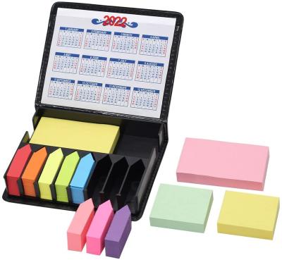 China Simplicity New Attractive Price Sticky Note Combination Type PU Cover Business Tabbed Sticky Notes for sale