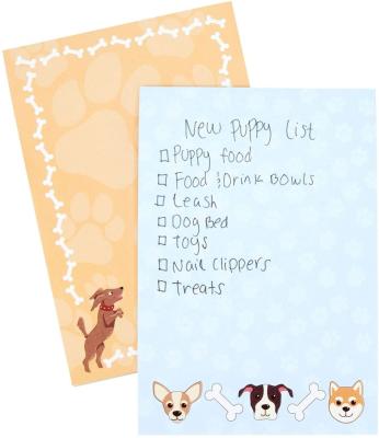 China Creative Sticky Simplicity Factory Made Various Customized Dog Poster Sticky Notes for sale