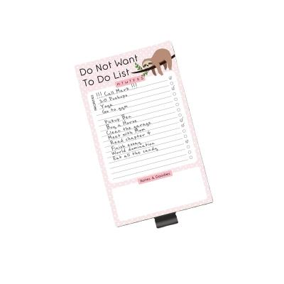 China Hot Selling Simplicity High Quality Magnetic Fridge Notepad Simple Magnetic Notepad for sale