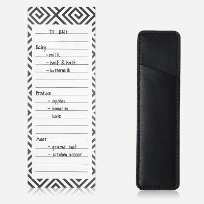 China Simplicity Wholesale Customized Good Quality 9*23*0.8cm Fridge Magnetic Notepad for sale