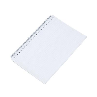 China Waterproof PP Cover White Card Simplicity A5 Limit Notebook Empty Coil Multicolor Book for sale