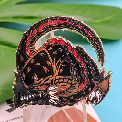 China Europe Professional Metal Crafts Design Lapel Pins Exquisite Vintage Hard Enamel Pin for sale