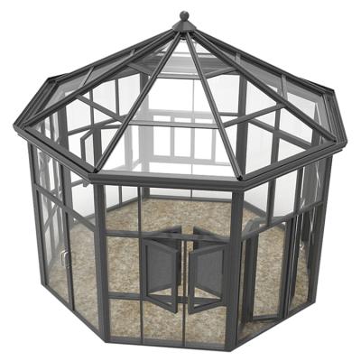 China New Residential Glass Octagon Sunroom Aluminum Alloy Frame Free Cost Performance High Ratio for sale