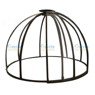 China Easily Assembled Commercial Dome Sunrooms Transparent Restaurant Dome Room 4 Season Plastic Sunrooms For Hotel for sale