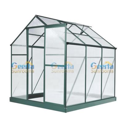 China Stable structure easily assembled greenhouse outdoor plastic house commercial green house kit for plant and vegetables for sale