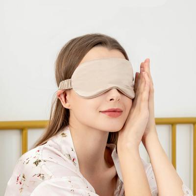 China 2020 New Design Anti-wrinkle Sleep Blindfold Cover 100%Pure Mulberry Silk Luxury Eye Mask for sale