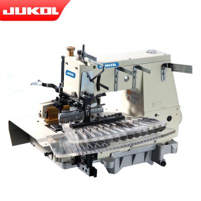 China JK-1433 33 needle HIGH-SPEED elastic band machine, hook type, longitudinal double loop stitch, chain bending platform machine, industrial for sale