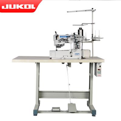 China New Type HIGH-SPEED Direct-Drive Plain Sewing Automatic Fatbed Interlock Sewing Machine Thread Trimming for sale