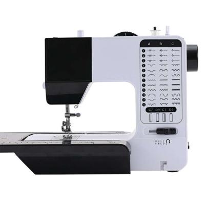 China 38 line multifunctional small mini style 737 electric household multifunctional overlocking sewing machine hot for sale