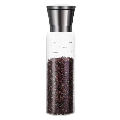 China Viable High Quality Wholesale 180ml | 500ml High Borosilicate Glass Salt High Quality Pepper Grinder for sale