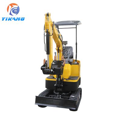 China Mini Excavator Factory direct sales earthmoving compact excavator machinery 1 ton mini crawler excavator for sale with high efficiency for sale