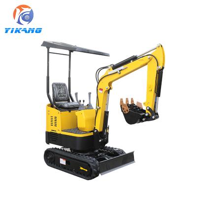 China Machinery Mini Excavator Simple Operation Swing Earth Moving Boom Tilt 1 Ton Excavator Bucket For Sale for sale