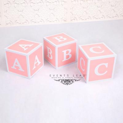 China Wedding Decoration Hot Sale High Quality PVC Wedding Products SHAI Pink Boxes Props for sale