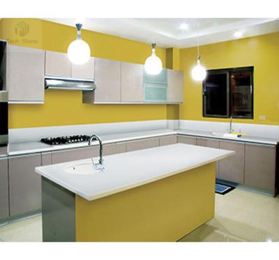 China Modern finished home / hotel modern refurbishing design lowes artificial stone acrylic kitchen countertops for sale