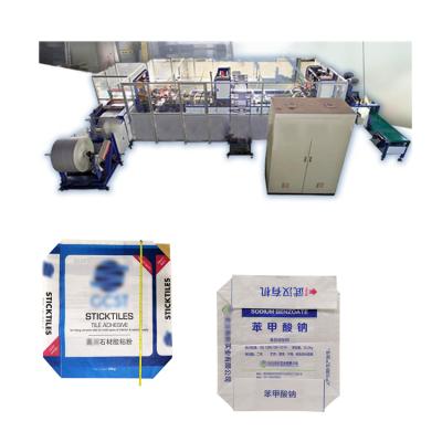 China Factory Folding Block Flat Bottom Cement PP Bag Making Punching Machine Suppliers for sale