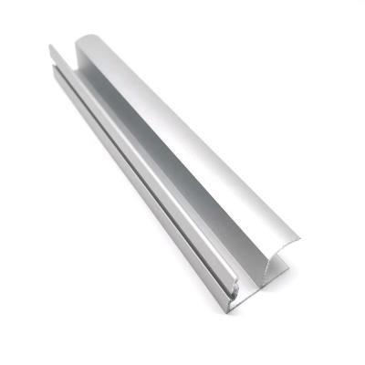 China aluminum extrusion handle profile for kitchen cabinet,0.7mm aluminium handle profile for sale