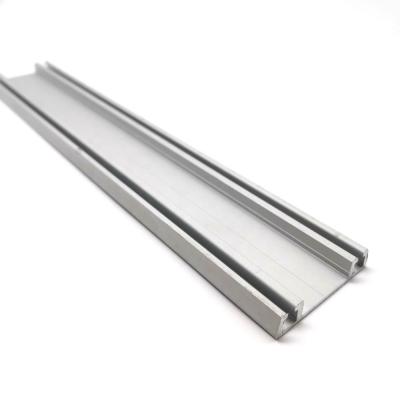 China Extrusion sliding door bottom rail aluminium profile,aluminium wardrobe sliding door rail for sale