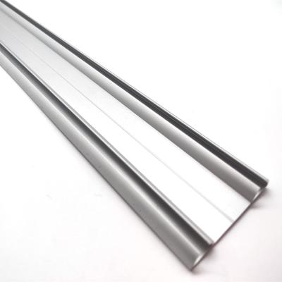 China Anodized Finish Wardrobe Profile Aluminum Sliding Top Track Profile for sale