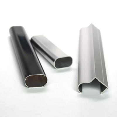 China aluminum Wardrobe Door Handle Anodized Aluminum Extrusion Profile for sale