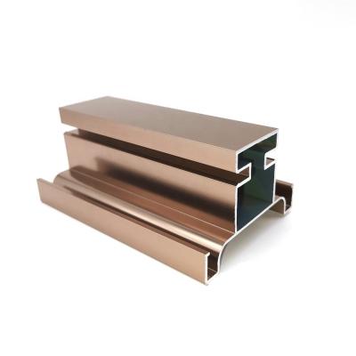 China 45 mm profile for kitchen cabinet handles /aluminium profile for sliding wardrobe door for sale