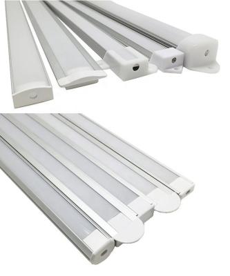 China Silver Aluminum extrusion bendable led profile for waterproof led strip lights for sale