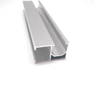 China Pv Brackets System Extruded  Aluminum Mounting Rail /PV Solar Panel Frame for sale