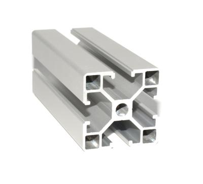 China 6063 t5 T Slot 4040 Industrial Track Extruded aluminum section Frame,Customized Aluminium Extrusion Profiles for sale